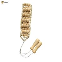 Dây Massage lưng Máy mát xa hạt Con lăn Máy mát xa bằng gỗ Dụng cụ Massage trị liệu bằng gỗ Dụng cụ Massage Cellulite .vn