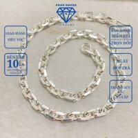 Dây mắt xích đơn - Dây chuyền bạc nam cao cấp chất lượng S950 PHJ