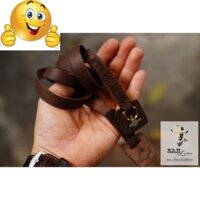 DÂY MÁY ẢNH FILM  DA BÒ MÀI NHÁM CAO CẤP VINTAGE- CHÍNH HÃNG R A M LEATHER .