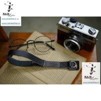 Dây máy ảnh Handstrap da bò đen tuyền sang trọng – RAM Handstrap + + *