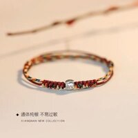 Dây may mắn Nam Nữ Cặp đôi Vòng tay bện20250226