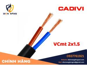 Dây mềm Cadivi VCmt 2×1.5