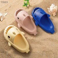 Đáy Mềm Hoạt Hình Dép Trẻ Em Cá Mập Lật Dép Nữ Nam Phòng Tắm Dép EVA Chống Trơn Trượt Giày Trẻ Em Dép