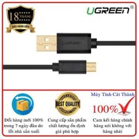 Dây Micro USB 2.0 sang USB mạ vàng dài 0.5m UGREEN US125 10835 (đen)