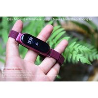 Dây Milanese Miband 6 Miband 5 Miband 4 Miband 3 - Dây Nam Châm Cho Miband