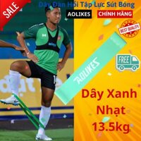 Dây mini Band, Dây cao su kháng lực Aolikes tập chân mông, tại đá bóng sút manh AL3601 3601 - Chính Hãng - Aolikes XNhạt 13,5Kg
