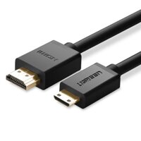 Dây mini HDMI sang HDMI 1.4 thuần đồng 19+1 UGREEN HD108