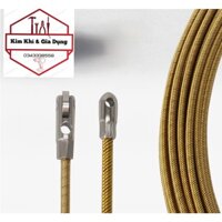 Dây mồi cáp luồn ống điện có bánh xe 15M 🔥🔥💥TẶNG đầu DÂY CÁP10k🔥thép không gỉ cao cấp,bánh xe siêu nhỏ
