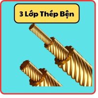Dây mồi luồn dây điện chính hãng CMQ-dây đầu có bánh xe-thép hợp kim chống gỉ- dây 4mm-Tặng kèm 2