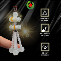 Dây ngọc treo xe ô tô Ngọc phỉ thúy tự nhiên jadeite loại A -HR092301
