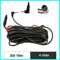 Dây nguồn 10m kết nối camera hành trình và camera lùi, jack 2.5mm, 4 chân