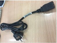 Dây Nguồn 2 Chân Tròn FOXCONN FM-015 FF-01 AC Power Cord Europe Plug Schuko CEE 7/7 To IEC320 C13 10A 250V 3x0.75mm Length 1.8M