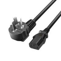 DÂY NGUỒN 3 CHÂN CHÉO C13 CHUẨN CHINA ĐẦU GẬP 90 ĐỘ DÀI 1,5M