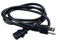 Dây nguồn 3 chân có tiếp đất (2 chân dẹt + 1 tròn) chuẩn C13 lõi đồng 3*1.31mm dài 2 mét