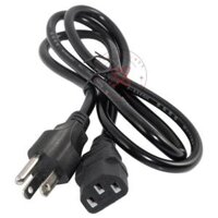 Dây nguồn 3 chấu dài 1,5m 10A-250V (2 chân dẹt+1 tròn)