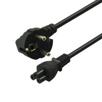 Dây Nguồn 3 Chấu Tròn Dài 1M2 Dùng Cho Adapter Sạc Laptop Và Các Thiết Bị Điện Tử