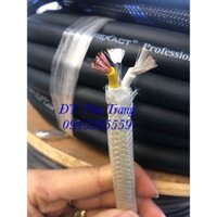 Dây nguồn audio lõi bạc 3x3mm (đk 13mm)có tặng kèm gen xắc rắn