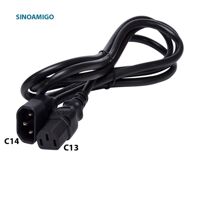 Dây nguồn C13 C14 lõi 3x 1.5mm2 dài 1.5m chính hãng