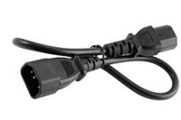 Dây nguồn C13 C14 lõi 3X1.5mm2 dài 0.3m