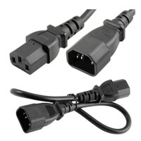 Dây nguồn C13 C14 lõi 3X1.5mm2 dài 1m