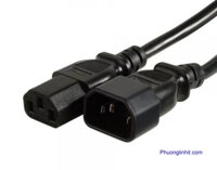 Dây nguồn C13 to C14 dùng cho UPS-PDU-Server lõi 3*1.0mm dài 1.8m
