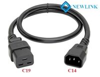 Dây nguồn C14 C19 dài 3M NEWLINK lõi 3x2.08mm2 (14AWG) NL-PC1419-3M