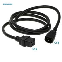 Dây nguồn C14 C19 tiết diện lõi 3*2.08mm2 dài 1.8m
