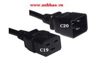 Dây nguồn C19 C20 2m Novalink NV-56002A - Cáp nguồn server, UPS đạt chuẩn UL