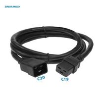 Dây nguồn C19 C20 lõi 3*2.08mm2, 15A dài 2m chính hãng