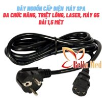 Dây nguồn cấp điện của máy spa, đa chức năng, triệt lông, laser, máy g5 dài 1,5 mét