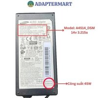 Dây nguồn cho Màn hình Samsung WQHD LS27H850 14v 3.215a - hàng chính hãng