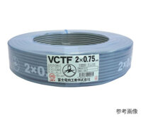 Dây nguồn cho thiết bị điện nhỏ (loại tròn, vinyl cabtire, (VCT-F) 2 lõi, φ4.6mm) FUJI ELECTRIC WIRE INDUSTRIES