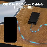 Dây nguồn chống chịu thời tiết Vonl An toàn Mini TypeC DC5521 5 5x2 1mm cho cắm trại du lịch