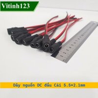 Dây nguồn DC đầu Cái 5.5*2.1mm