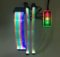 Dây Nguồn Nối Dài Ambino Led RGB 16 Triệu Màu - Đồng Bộ Hub, Cắm Cổng Fan