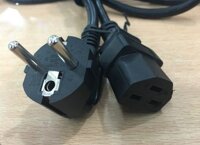 Dây nguồn Schuko Power Cord IEC60320 IEC C21 2 Prong 16A/250V 3X1.5mm2 length 2.5M