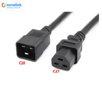 Dây nguồn server chuẩn C20, C21 lõi 3 x 2.08mm Nova NV-56009A lõi đồng 100% siêu tốt xuất khẩu