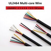 Dây nguồn UL2464 # 26AWG 2 3 4 5 6 7 8 9 10 Dây vỏ tín hiệu lõi