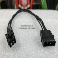 Dây nguồn VGA 6 pin - dây chuyển 1 đầu ATA IDE sang 1 đầu 6 pin Vga 30cm - ata to 6 pin vga