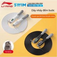 Dây Nhảy LI-NING Đếm Bước Tặng Túi Đựng Dây Nhảy LINING Dây Nhảy Đếm Bước LI-NING Dây Tập