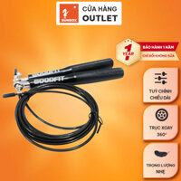 Dây nhảy lõi thép thể dục tại nhà GoodFit chiều dài 3m, trục xoay 360 độ GF901JR