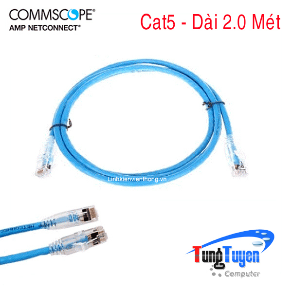 Dây nhảy mạng Cat5e 2m (7FT) CommScope CO155D2-0ZF007