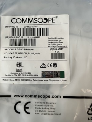Dây nhảy mạng Cat5e 3m (10FT) CommScope CO155D2-0ZF010