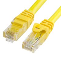 Dây nhảy mạng cat6 dài 5m màu vàng SN-21107-A  tiết diện 24AWG băng thông 550Mhz, tốc độ 1gb