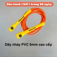 Dây Nhảy PVC Cao Cấp 6mm Miracle Sport-Dây nhảy thể lực ,dây nhảy tốc độ,tập Luyện Cardio,tập gym