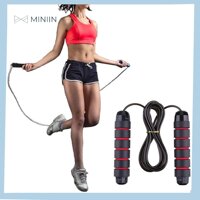 Dây Nhảy Tập Thể Dục Thể Thao Tập Gym Lõi Cáp Bọc Cao Su Cao Cấp 2,7m Có Thể Điều Chỉnh Độ Dài Theo Chiều Cao- Hàng Loại 1 Chính Hãng MINIIN - Màu đỏ