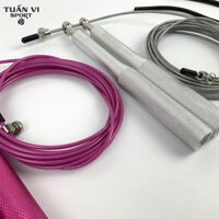 Dây nhảy thể dục cán nhôm to Aolikes 3203 btx11 Dây nhảy lõi thép siêu bền Speed Jump Rope