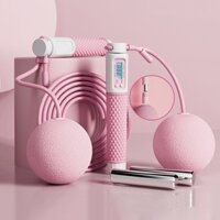 Dây Nhảy Thể Lực Đàn Hồi Đến Số Dây Nhảy Không Dây Có Tạ Kháng Lực Tập Gym Giảm Cân Tại Nhạ - Luyoo33