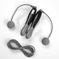 Dây Nhảy Thể Lực Không Dây, Có Bóng Đếm Số Thể Lực Đàn Hồi 2.9m Hỗ Trợ Luyện Tập Thể Dục Tại Nhà - Xám Có Đếm Số