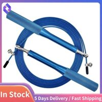 Dây nhảy tốc độ cao Xoay vòng bi kép có thể điều chỉnh Tay cầm bằng nhôm chống trượt Dây nhảy để tập thể dục